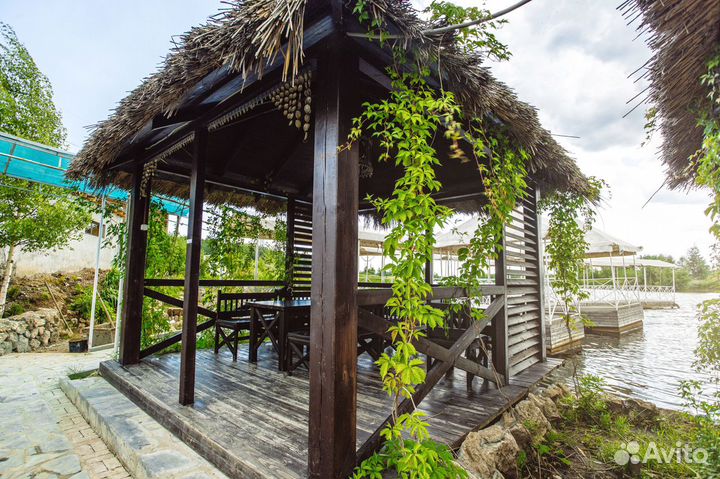Аренда беседки на берегу