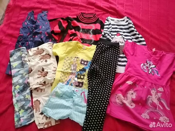 Вещи пакетом 4-5л девочка
