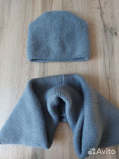 Шапка и снуд женские зимние