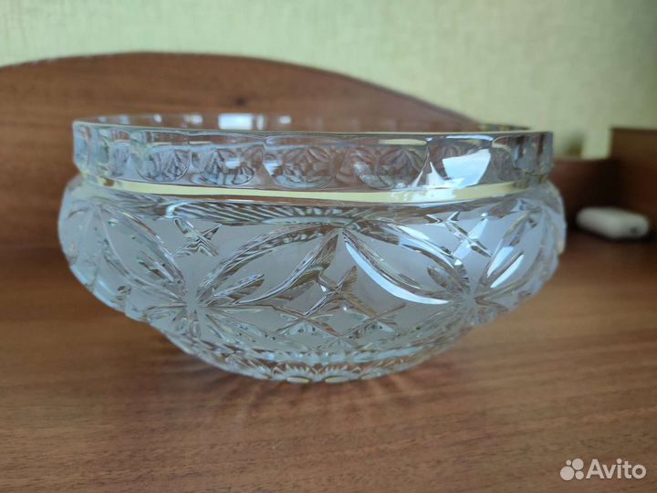 Хрустальная ваза (салатник)