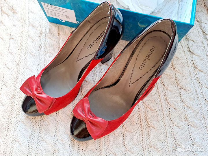 Туфли на устойчивом каблуке 38 размер