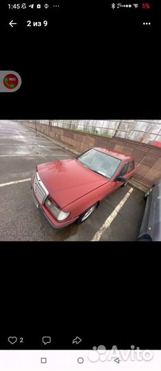 Mercedes-Benz W124 2.2 AT, 1988, 300 000 км