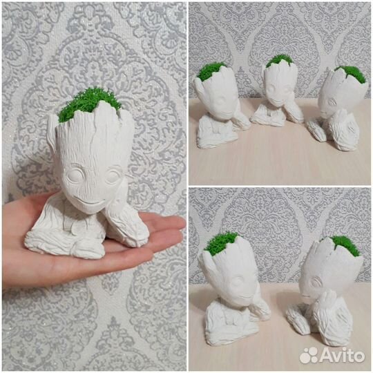 Кашпо Малыш Грут, фигурка, статуэтка