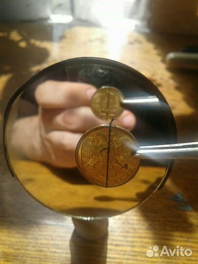 Монетный брак смещение риверса к аверсу