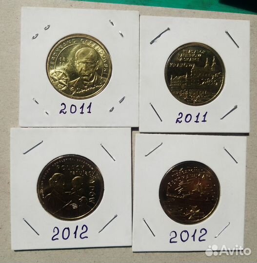 Юбилейные монеты 2 злотых Польша