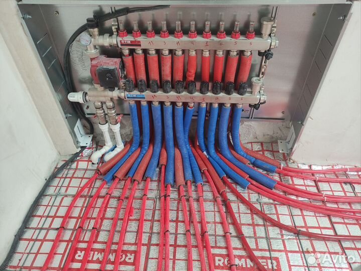 Тёплый Пол Водяной. Монтаж отопления Под Ключ