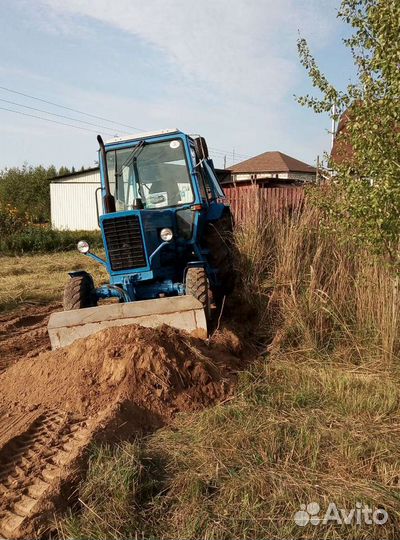 Вспашка, выравнивание участков, откачка колодцев