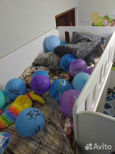 Детская кровать от 3 лет с бортиками