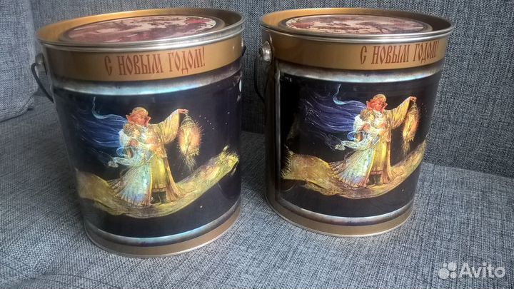 Упаковка из жестисоветского периода и современная