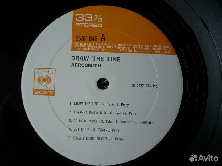 Aerosmith. Japan. LP