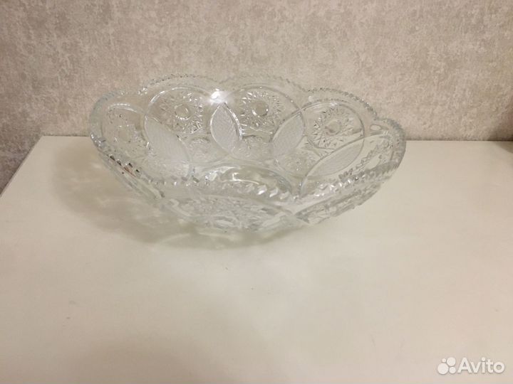 Ваза для фруктов СССР хоусталь
