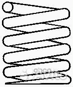 Пружина передняя MB W124 3.0D/TD 85-95 997236