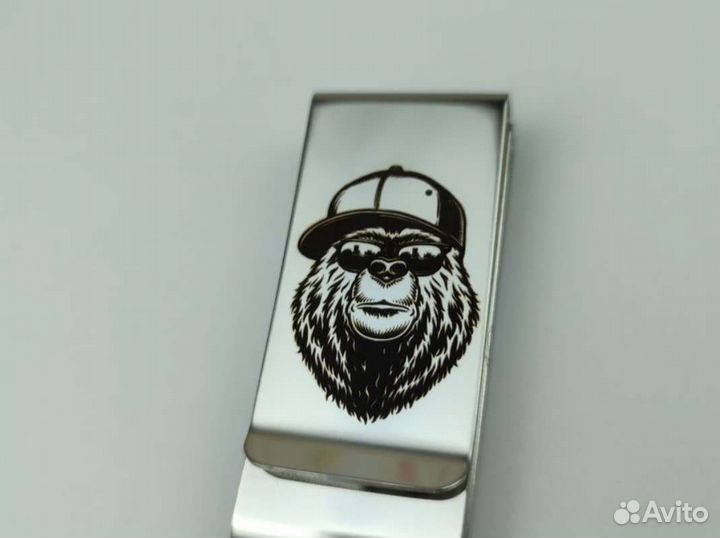 Зажим для денег металлический