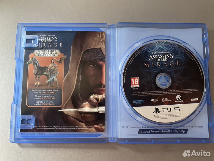 Assassins creed mirage ps5 диск