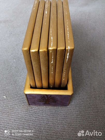 Подставки для стаканов. Береста