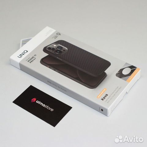 Чехол Uniq iPhone 15 Pro Max keva Kevlar MagSafe