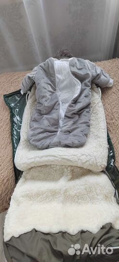 Зимний конверт в коляску, на выписку