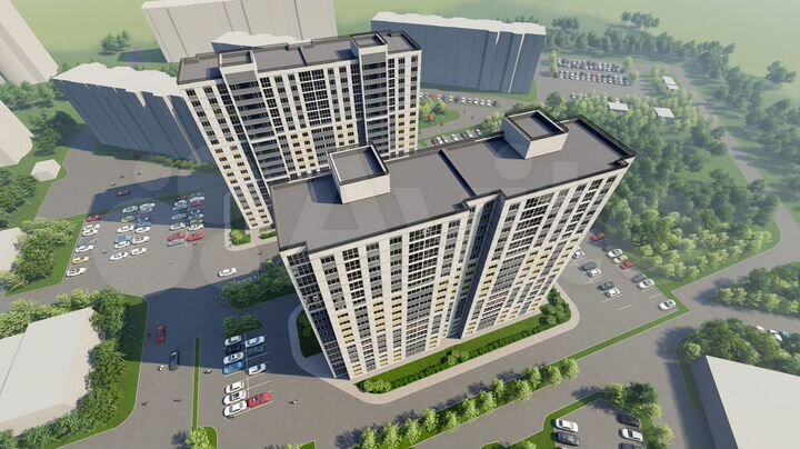 3-к. квартира, 86,9 м², 2/18 эт.