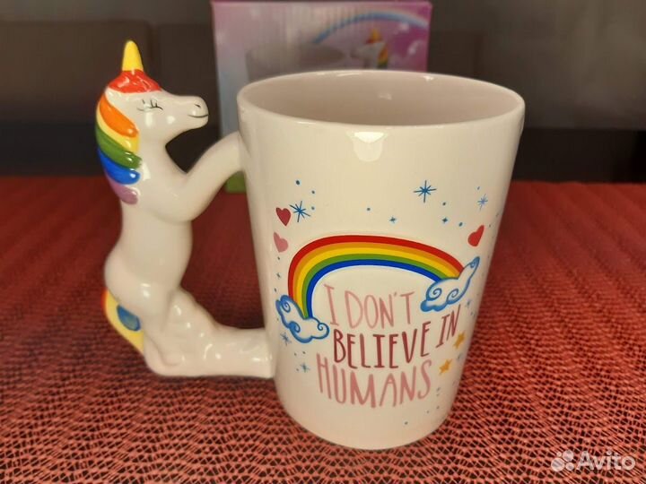 Кружка 300 мл Радужный единорог