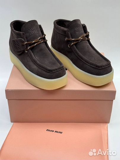 Ботинки женские miu miu