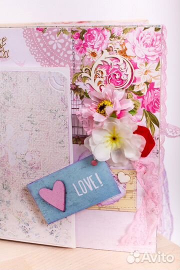 Свадебный альбом ручной работы