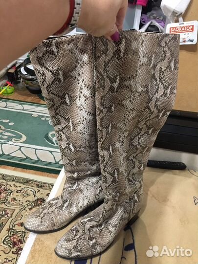 Сапоги женские натуральная кожа 38 размер