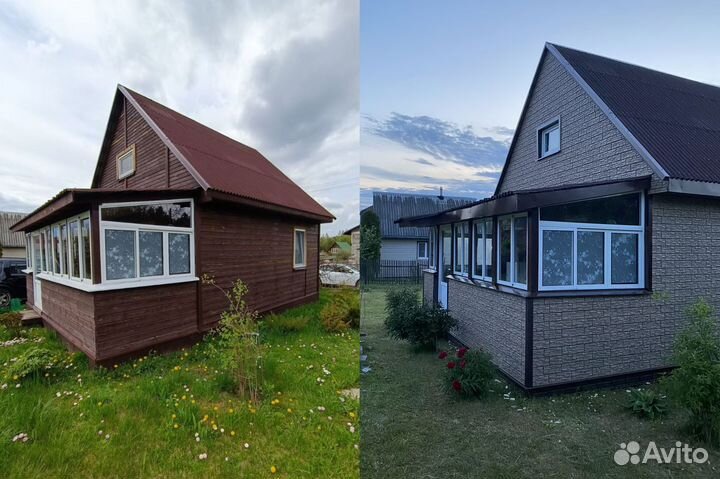 Отделка сайдингом под ключ