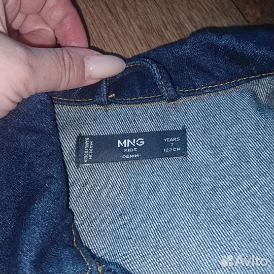 Джинсовая куртка для мальчика mango 122
