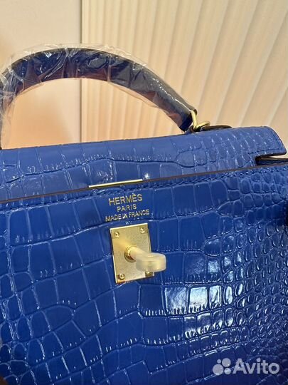 Сумка Hermes Kelly под крокодила