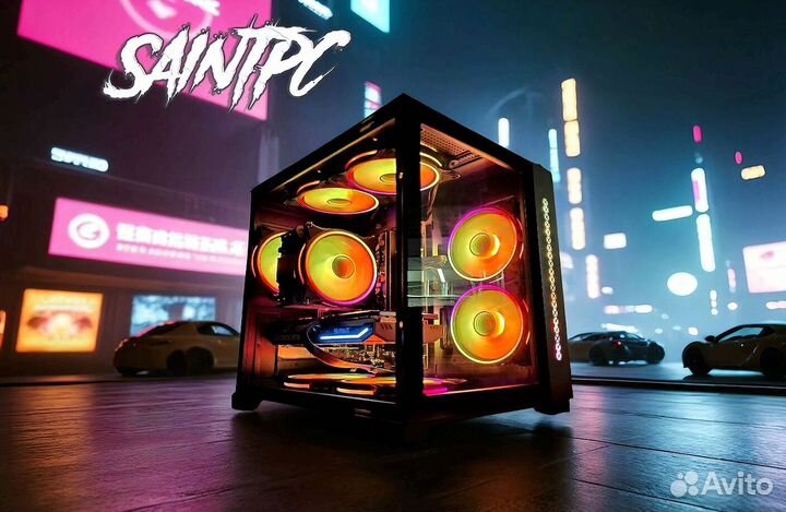 Игровой пк на видеокарте gf GTX 1050 Ti