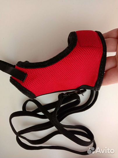 Шлейка+Поводок в размере маленького той-терьерчика