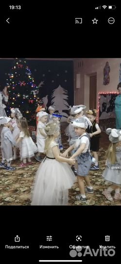 Нарядное платье для девочки 110-116