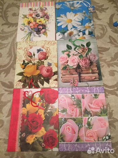 Пакеты подарочные