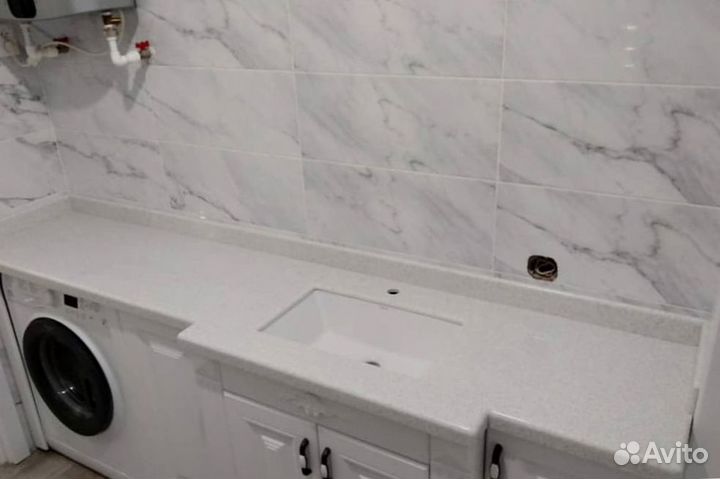 Столешница для кухни из искусственного камня