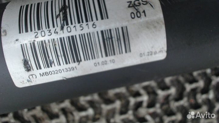 Кардан Mercedes CLC, 2010