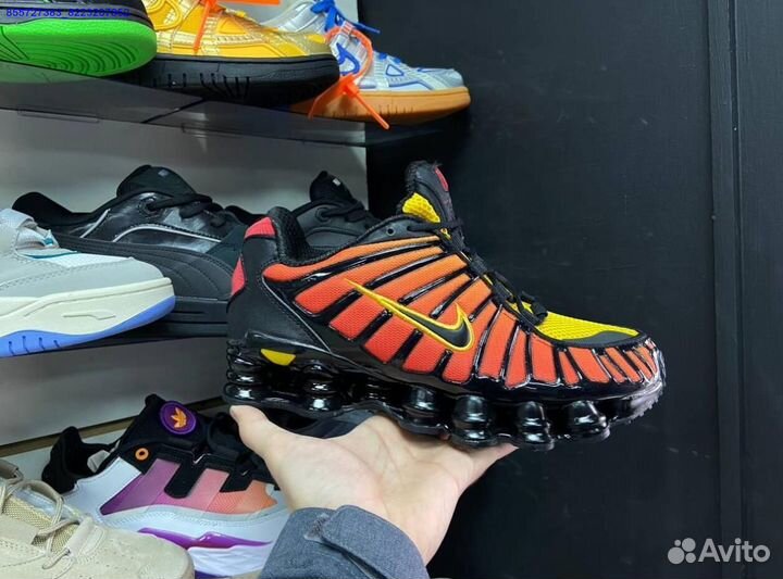 Кроссовки nike shox tl sunrise