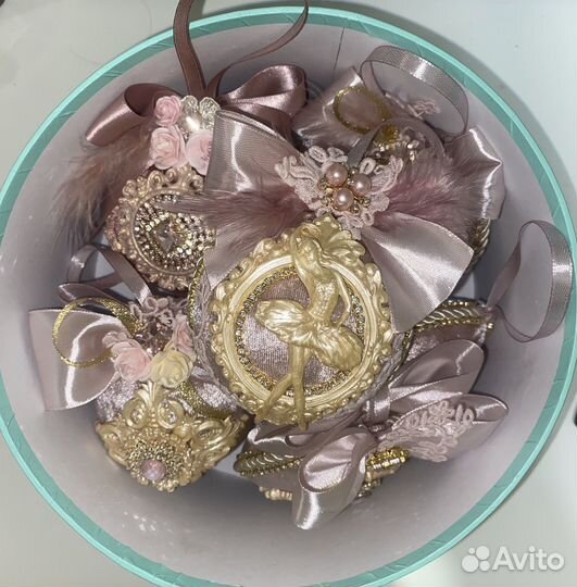 Новогодние игрушки, шары ручной работы