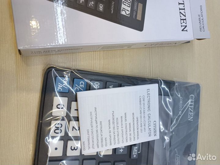 Калькулятор citizen CDB1201BK