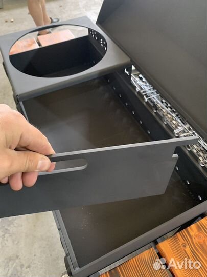 Мангал с крышей 5 мм