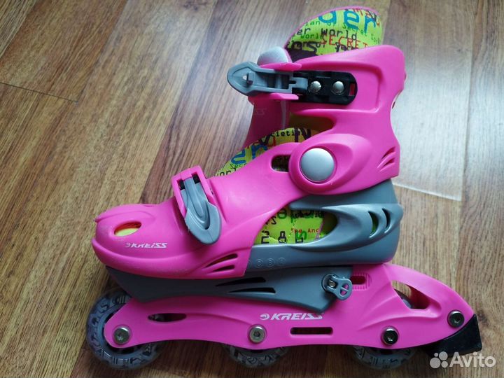 Роликовые коньки детские раздвижные