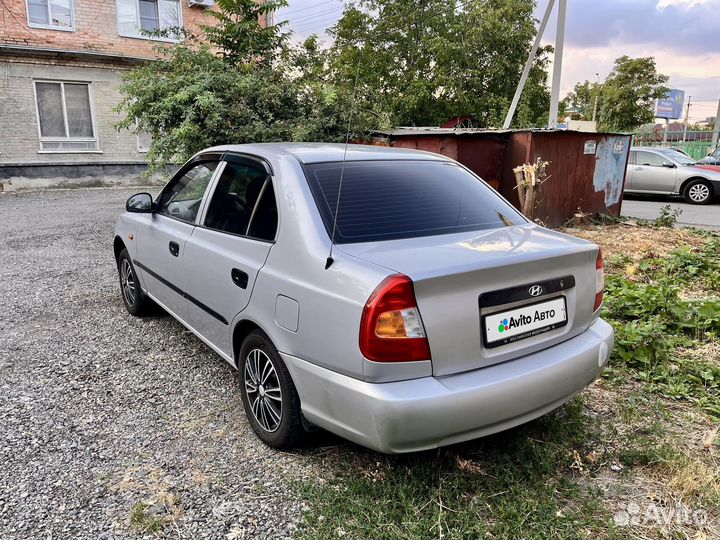 Hyundai Accent 1.5 МТ, 2006, 223 029 км
