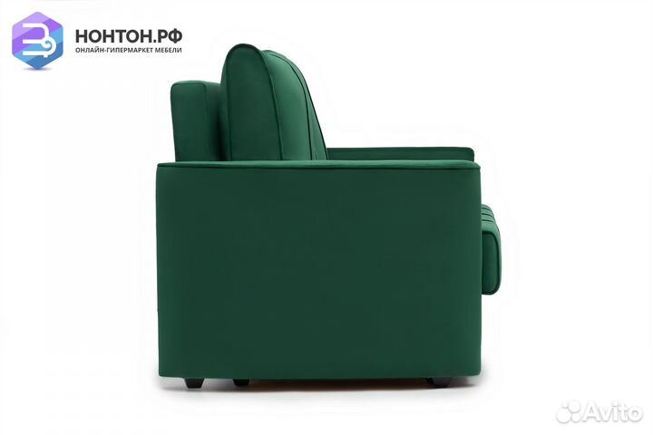 Диван еврокнижка Колибри изумрудный