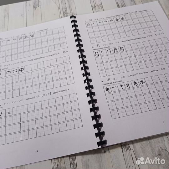 Японские иероглифы (рабочая тетрадь jlpt N1)