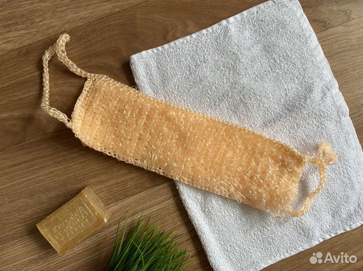 Мочалка новая ручная работа