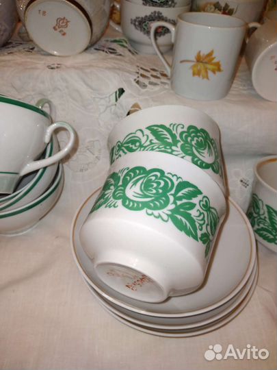 Чашки бокалы Дулево СССР