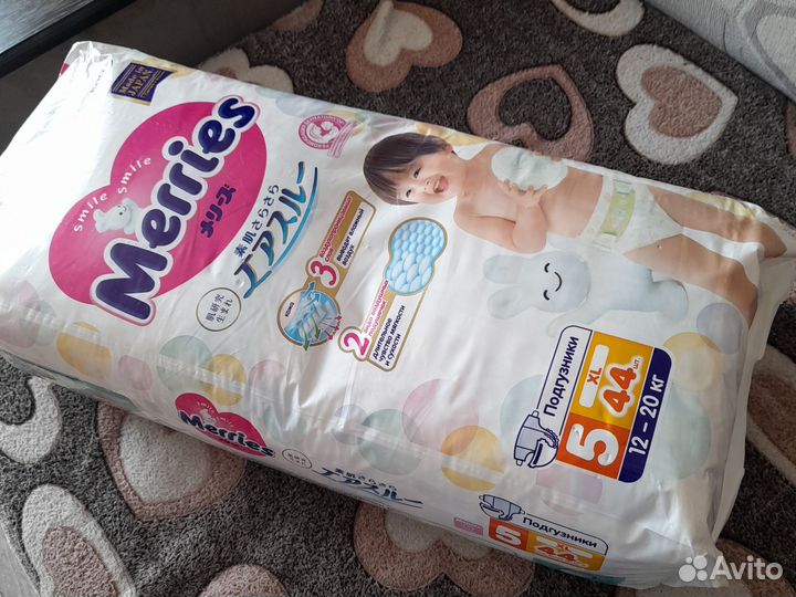 Подгузники 5 размер Merries