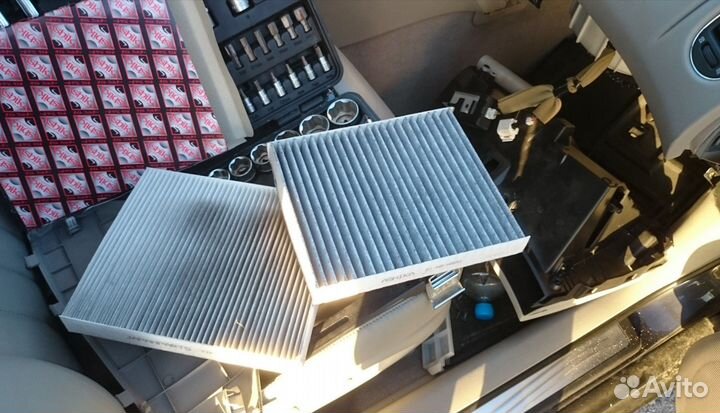 Замена салон. фильтра Opel Corsa 2003-2006