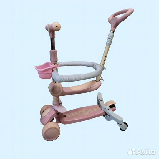 Самокат беговел детский 6в1