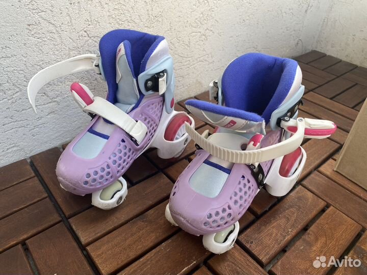 Детские раздвижные роликовые коньки