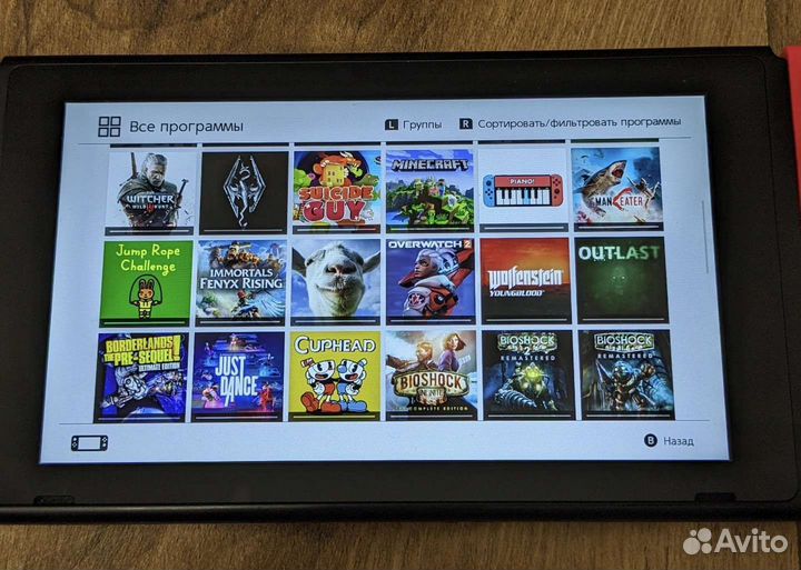 Nintendo switch очень много игр